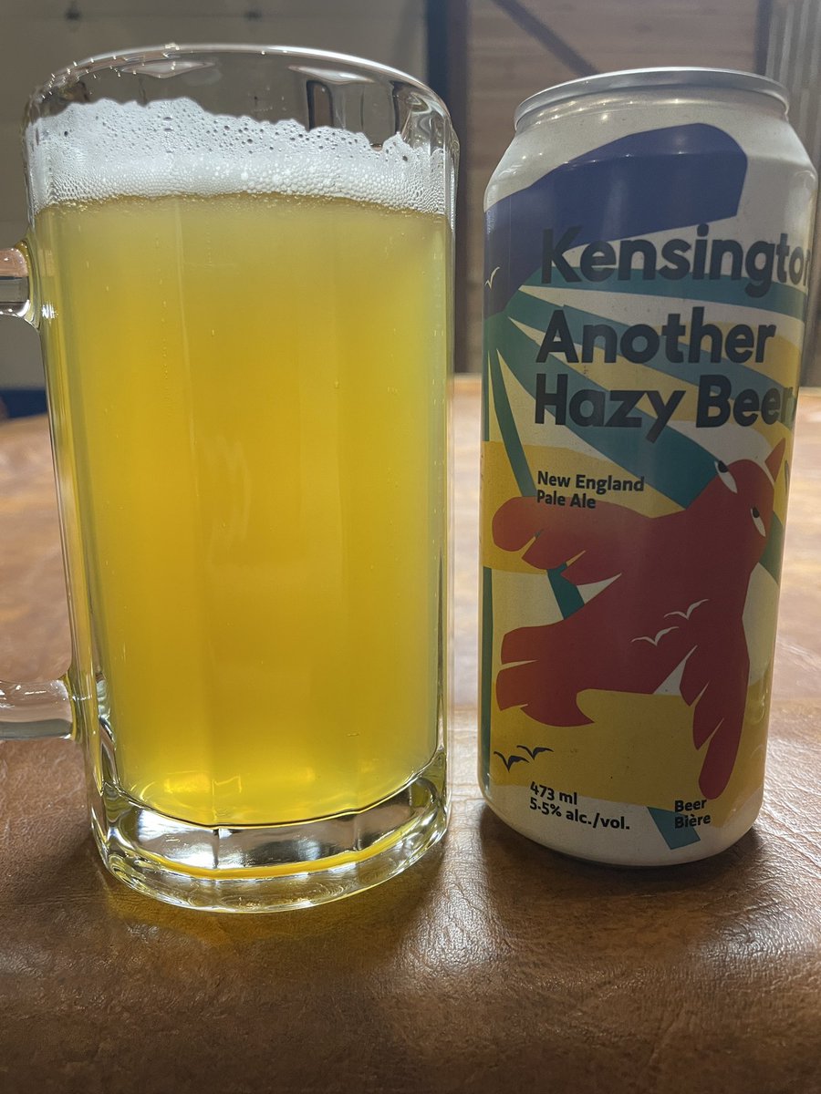 Decem-beer 16th: Another Hazy Beer. (No seriously, that’s the name of it). <a href="/KBCobeer/">KensingtonBrewingCo</a> might call it “super hazy, super juicy with intense hop aromas” but I actually liked it for how balanced and moderate it seemed. A nice beer that succeeds by not going overboard.