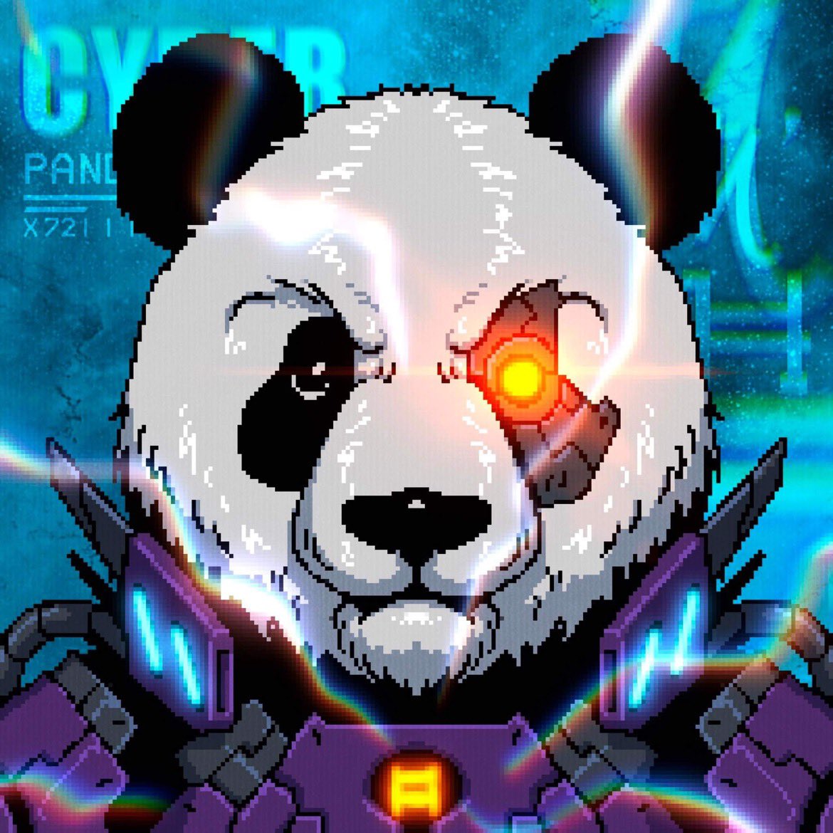 Our first ever PIXELBORGS custom pfp raffle winner, <a href="/_Spirit888/">Ancient Panda</a>!! 🦾❤️

Here’s a pixelated cyborg Panda for ya’ll! ❣️

Just one of the many awesome benefits of holding a pixelborg! 👾🤖

zuse.market/launchpad/6390…

Supply decreasing every second. 👀

#HBARNFTs #HederaNFT #NFT