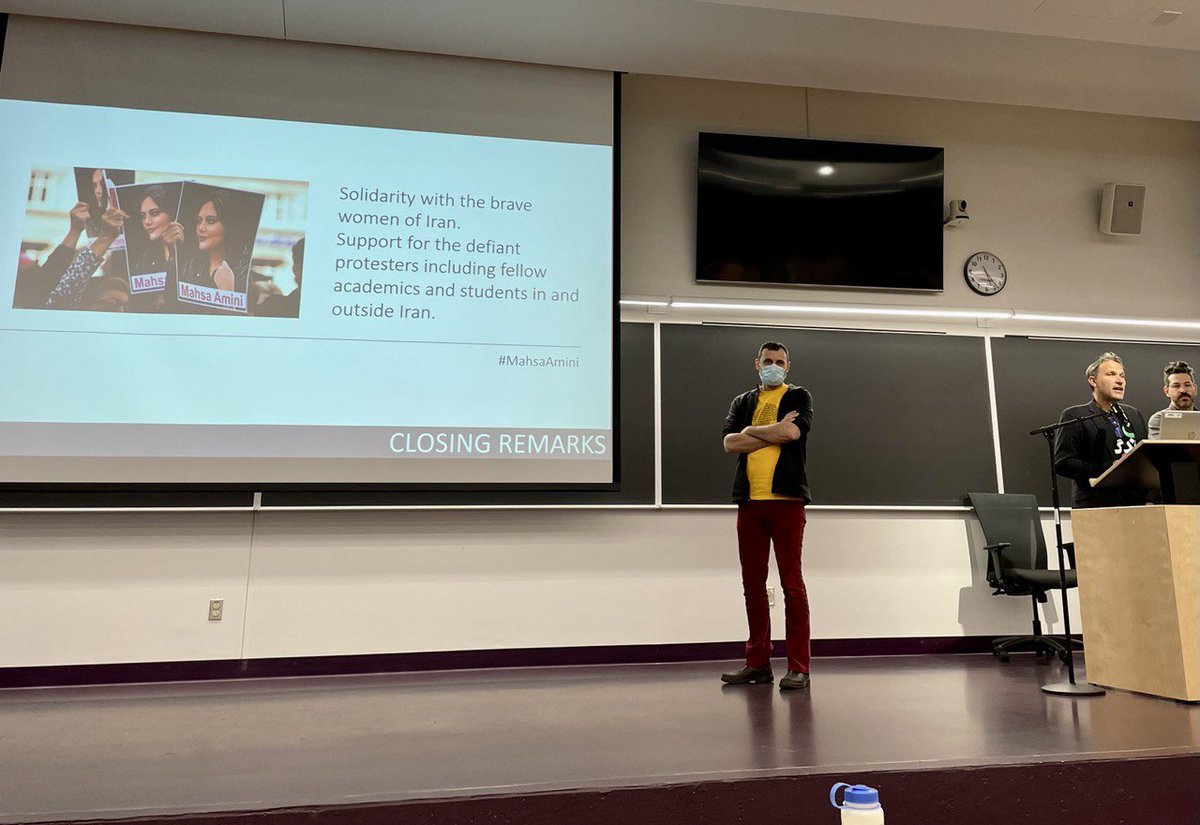 Mahtaao's tweet image. #MAIN2022 last week: huge contribution to #NeuroAI ed&amp;amp;research brought by tireless efforts of @MAIN_Community

It&apos;s possible &amp;amp; necessary to be socially conscious as AI researchers. Thank you @karimjerbineuro &amp;amp; @ai_unique  for voicing the #Iranian fight for freedom &amp;amp; women rights.