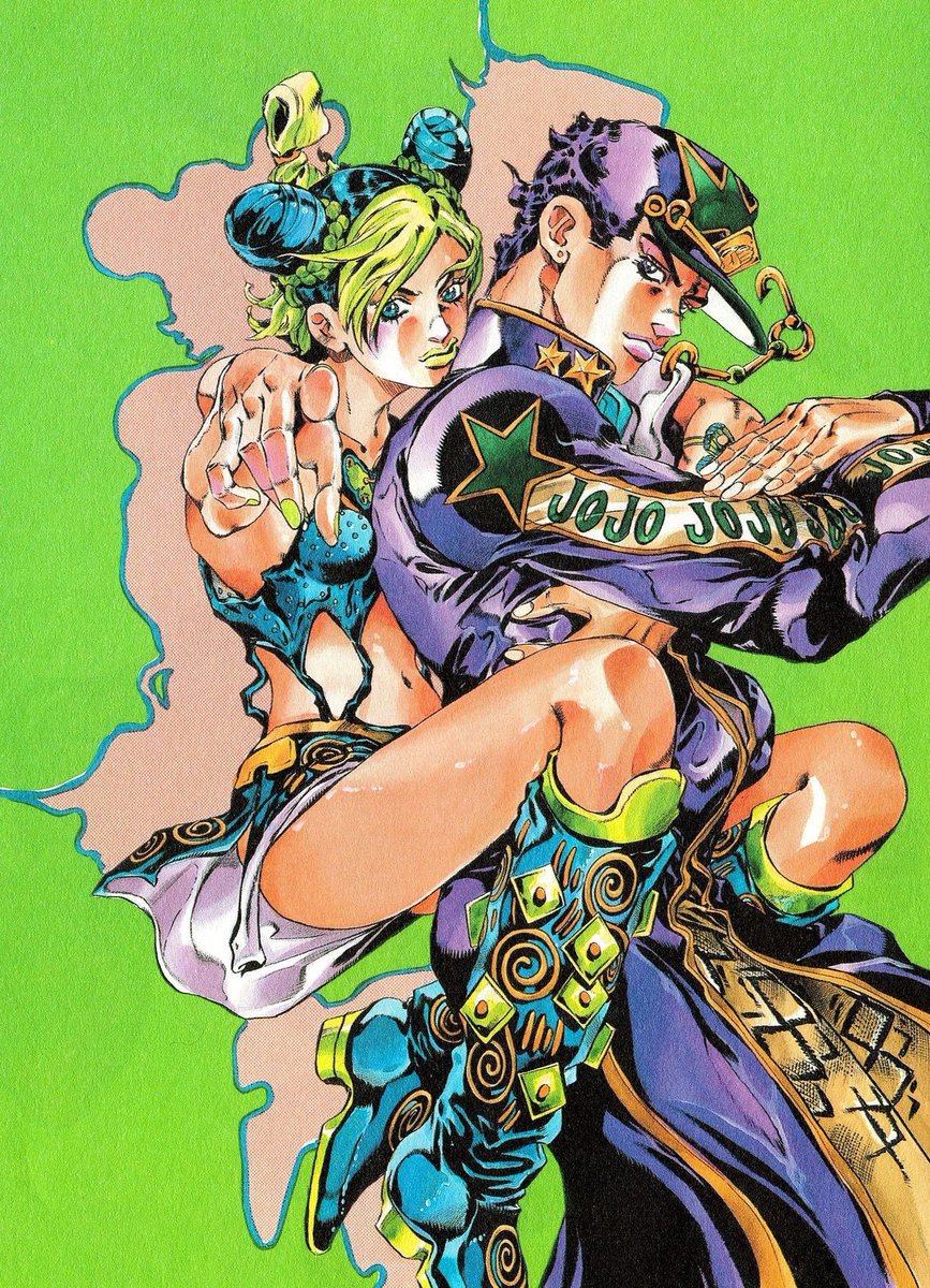 空条徐倫 ,空条承太郎 「I can't believe we never saw this full p」|ChloesImagination💫のイラスト