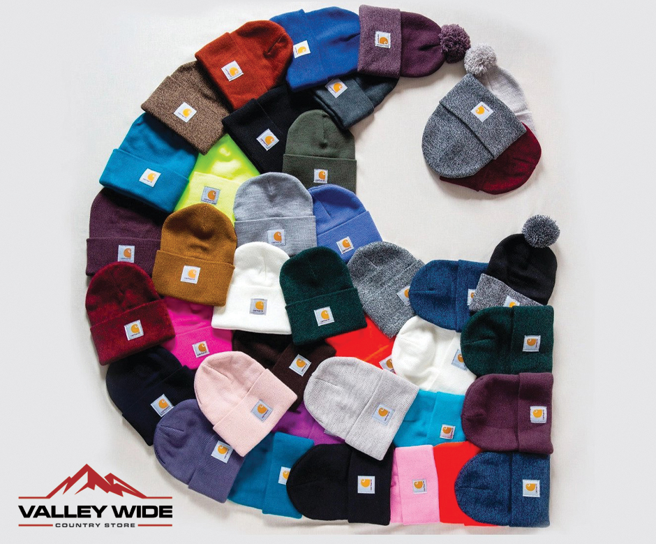 Carhartt is in stock and ready to gift 🎁 These beanies are the perfect gift for anyone on your list! Stop in and see us or shop online at shop.valleywidecoop.com/brands #valleywidecountrystore  #carharttdealer #carhartt #shoplocal #shoppingonline  #christmasshopping #giftsforall