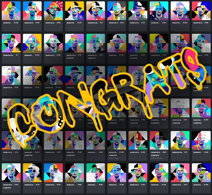 ModernistXYZ's tweet photo. 👀WOW,  you all are here! Let's get you prperly onboarded into our #web3community. This snapshot of new membership mints shows how colorful and playful we are going to be in #2023. 

🦹WELCOME + CONGRATS to making your move towards one of the most exciting #NFT brands of #2023 https://t.co/rnFRRoNSQ5