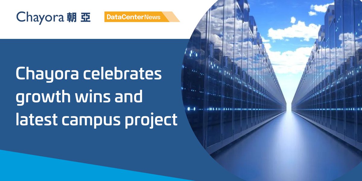 EdgeConneX's tweet photo. Congrats to our partner in China @Chayora for a significant milestone in the construction of its new Greater Shanghai campus. Learn more here: https://t.co/wik2A2HGgw
#Chayora #datacentres #Shanghai https://t.co/aHeslHo8Qp