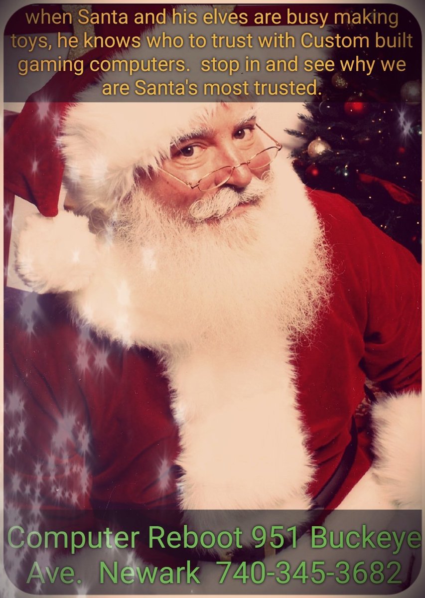 rebootcomputer5's tweet photo. #newarkohio #computerrepair #lickingcounty #computers #deals #heathohio #sloths #ColumbusOhio #Christmas #santaclauses #hohoho https://t.co/arwRjzdeY4