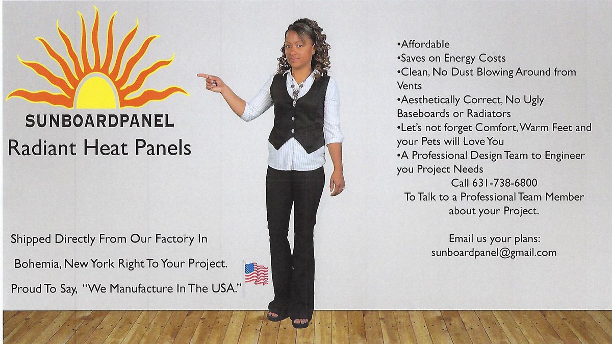 Sunboardpanel's tweet photo. Benefits of Sunboard Radiant Heat Panels:
 - Affordable
 - Saves $ on Energy Costs
 - Clean, no blowing dust from vents
 - No ugly baseboards
 - Comfortable, Warm Feet and your pets will love it https://t.co/b0OPNj25EN