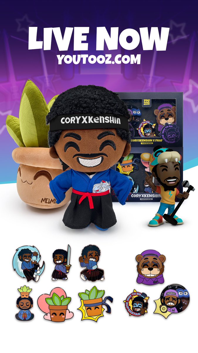 CoryxKenshin's tweet image. YOUTOOZ IS LIVE: youtooz.com/collections/co…
DONT SLEEP.
OFFICIAL FNAF COLLABORATION.