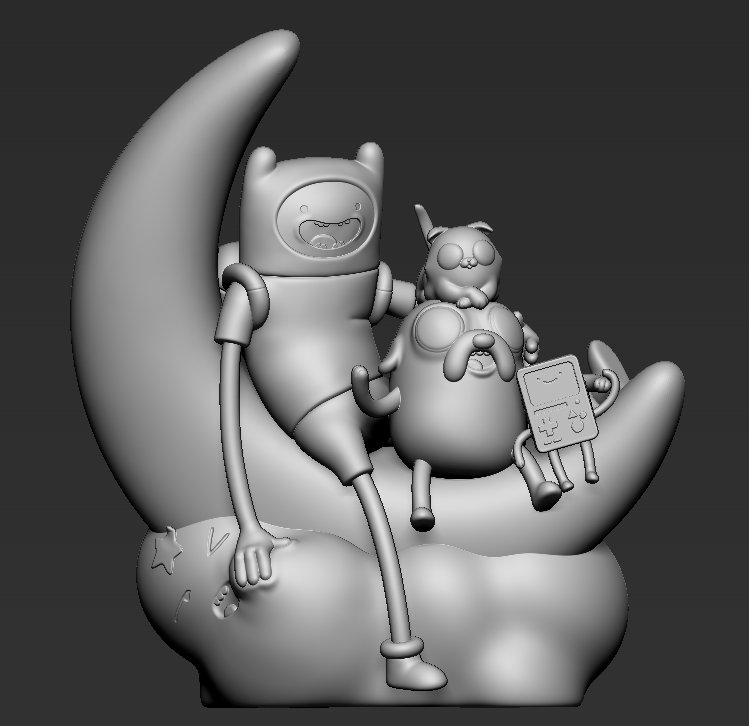 TheJsAlmighty's tweet photo. Adventure Time desk mood lamp. 3D sculpting shot. #AdventureTime #어드벤쳐타임 https://t.co/8iHaYjjYOb