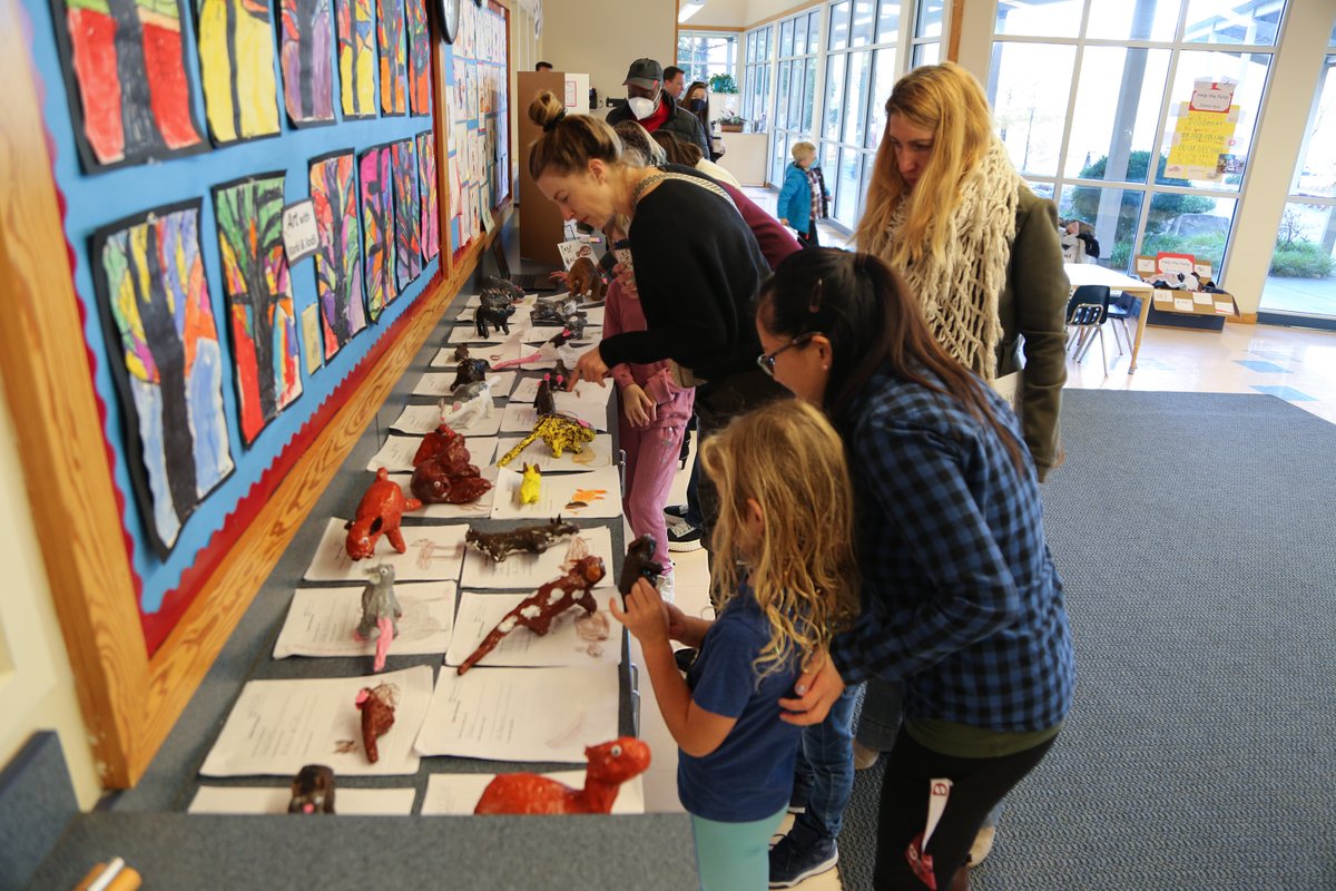 DukeSchool1's tweet photo. First Grade students had a busy week, hosting two culminations, one dedicated to birds, and another – to rodents. First graders created a museum of different models of bird and rodent species alongside educating trivia games and beautiful art #DS75 #DukeSchool #DSProjectWork https://t.co/i2u9xz5bpu