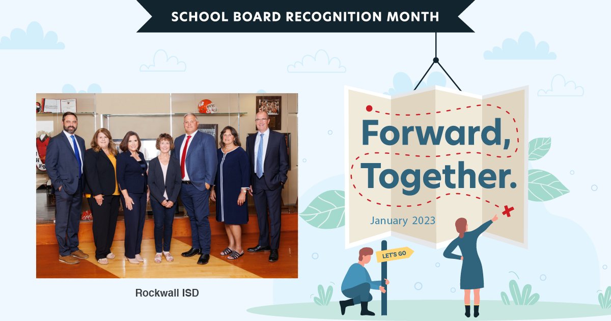 Happy New Year and Happy School Board Recognition Month! Help us thank our wonderful board members for always keeping our students and staff a priority. We are so grateful for their dedication to Rockwall ISD.