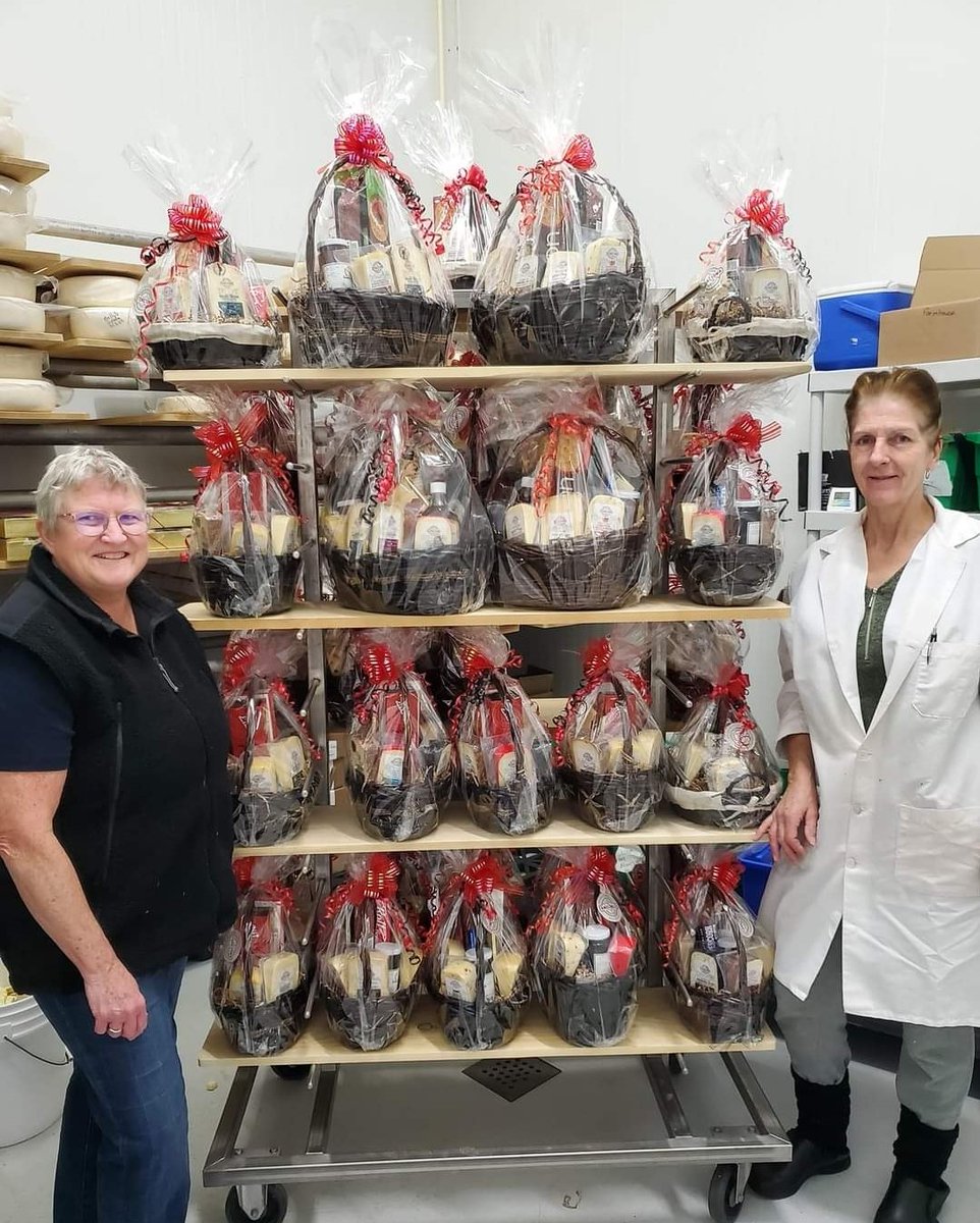 With just over a week to go, we would like to take a moment to thank our Christmas Elves for all their hard work over the last month.  Without them we wouldn't be able to fill the over 2000 basket and boxes orders we have done.  We truly appreciate you Annalise and Wendy!
