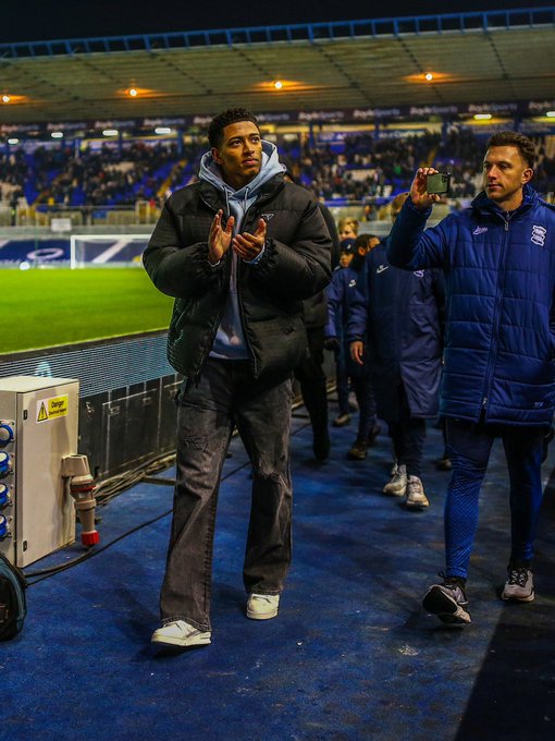 Jude Bellingham returning to Birmingham City tonight to say thank you. 🙏

Back where it all started💙