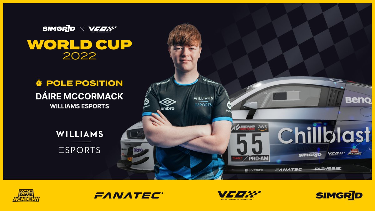 sim_grid's tweet image. .@WIL_Hydra TAKES POLE POSITION AT KYALAMI 🙌

He topped every single session and was the fastest through every element of the four parts of qualifying!

Congratulations, @WilliamsEsports 🥇 

#SimGridxVCO