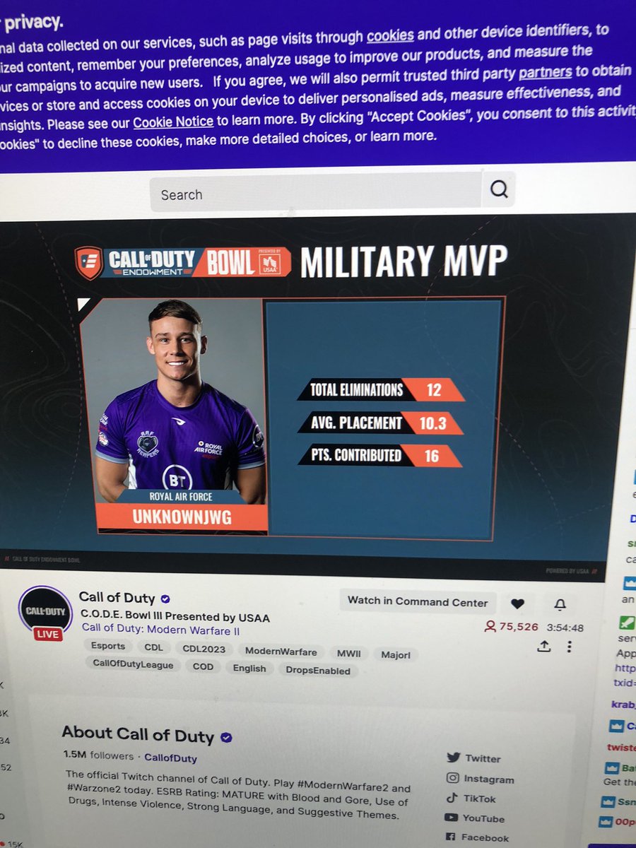 GGs <a href="/RAFReapers/">RAF Reapers</a> Huge congrats to the <a href="/RAF_Esports/">Royal Air Force Esports</a> #CODEBOWLlll Champs! 🏆 <a href="/UnknownJWG/">ًJ</a> MVP 👏