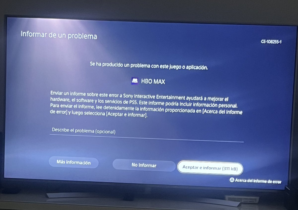 Jonatan_FJ's tweet photo. @HBOMaxES 

Hola! ¿Por qué no puedo ver Black Adam? Me sale este error en la App a través de PS5. He borrado y vuelto a instalar… También he borrado la memoria y vuelto a iniciar sesión. ¿Alguna idea? #HBOMax #BlackAdam https://t.co/ocSJa4z2lG
