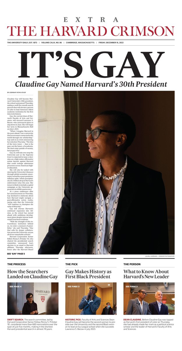 The Harvard Crimson tweet media