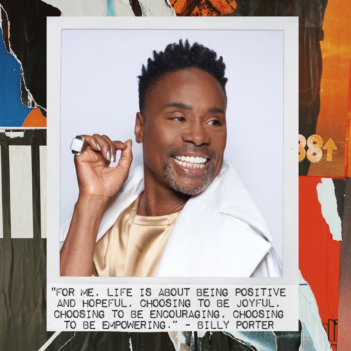 Happy Friday! Great reminder <a href="/theebillyporter/">Billy Porter</a> ✨ 

#BillyPorter #PaladinoCasting