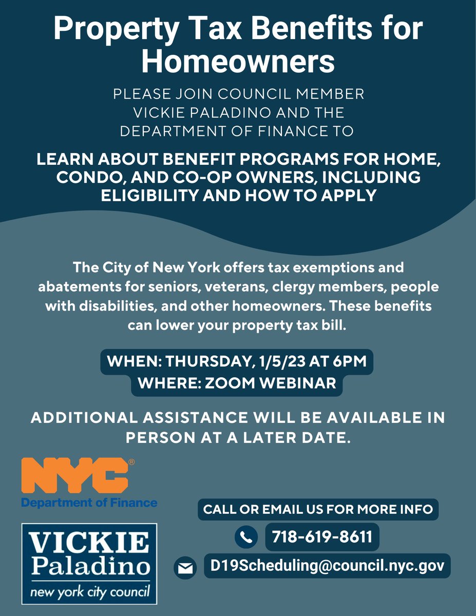 Councilwoman Vickie Paladino on Twitter "Mark your calendars for
