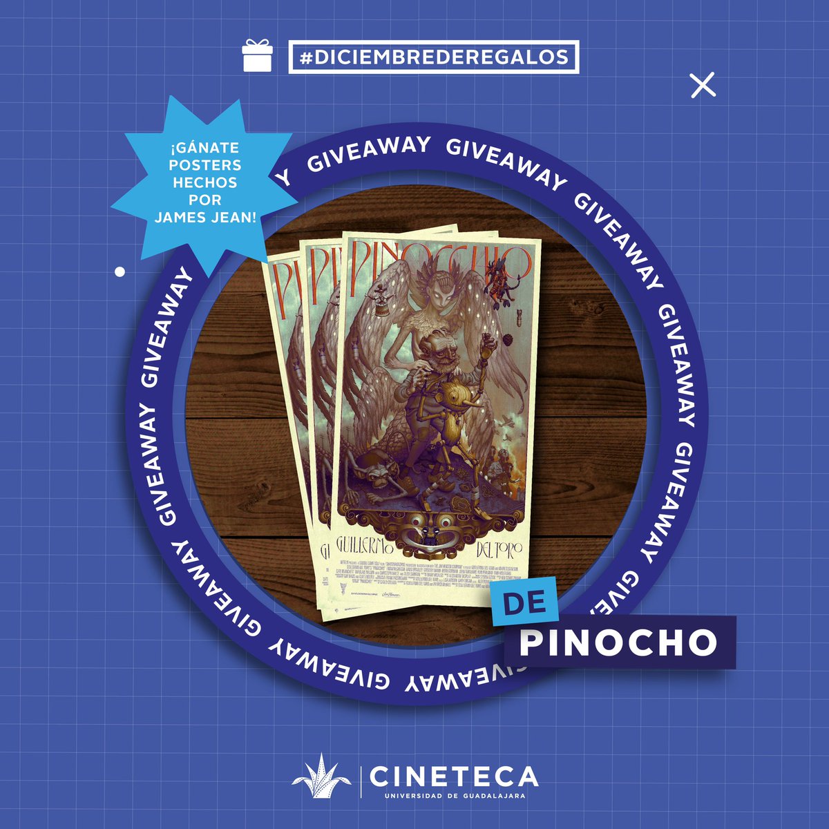 CinetecaFicg's tweet photo. ¡Tenemos dos pósters de Pinocho por James Jean! Corre a los destacados de nuestra página de Facebook Cineteca FICG y participa. 😉

Atent@s a las redes porque tendremos premios cada semana. ¡Gracias, @netflixlat y @estrellablue! 🎁 https://t.co/fYBACskezd