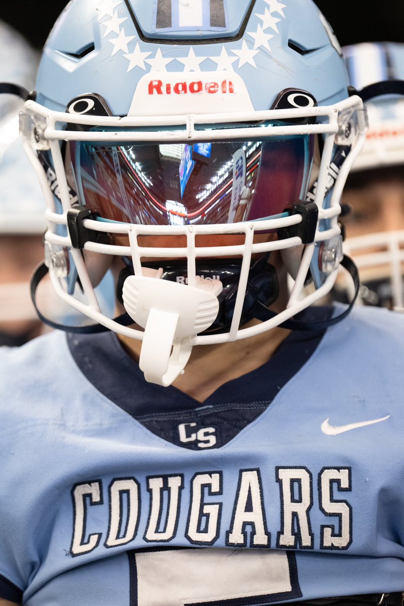 kimgalvan's tweet photo. @TristanExline and the @chinaspringisd Cougars are dialed in and ready for a State Championship repeat #GoCougs @BallySportsTXHS #txhsfb @cscougarsports https://t.co/lIOJMdP6PR
