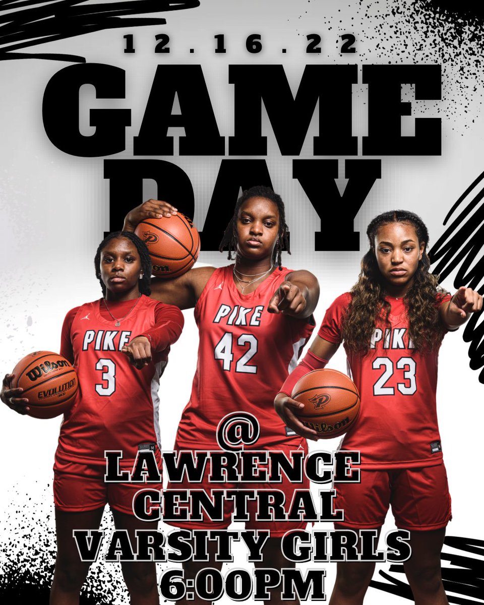 GAME DAY!!!
🏀Lady Red Devils 🏀 Vs Lawrence  Central
📅: Tonight Dec. 16, 2022
🕐: Varsity-6:00pm 
📍: Lawrence Central High School 

Come out and support our ladies.