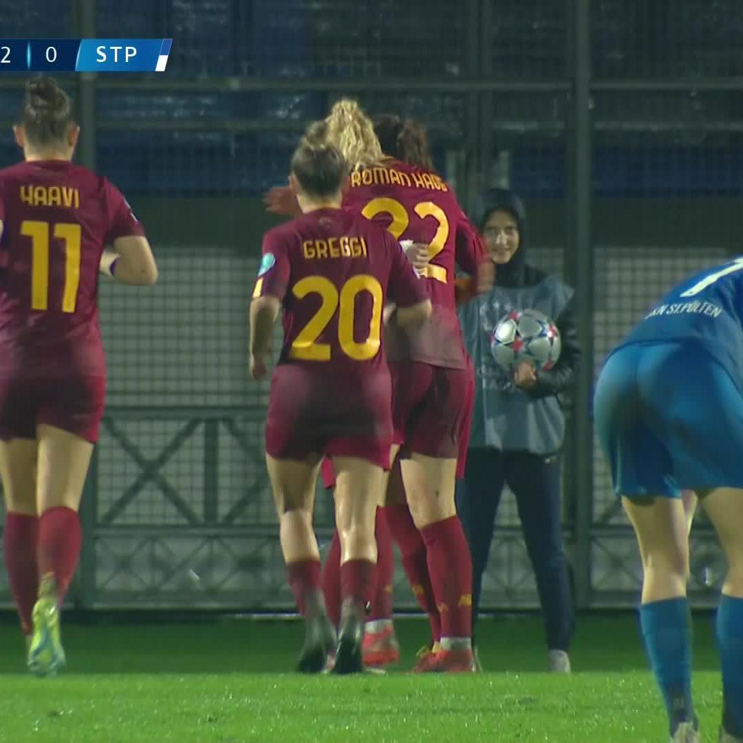 Is this this the goal that takes Roma to the #UWCL quarter-finals?

🇬🇧 🎙 👉  
🇮🇹 🎙 👉  
🇦🇹 🎙 👉