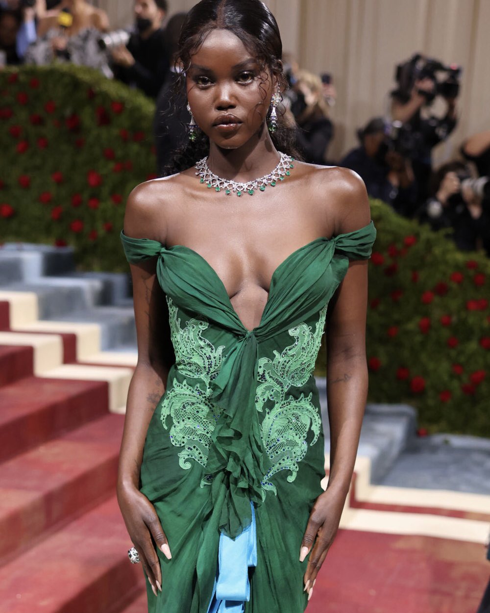 Met gala 2019 green dress cheap