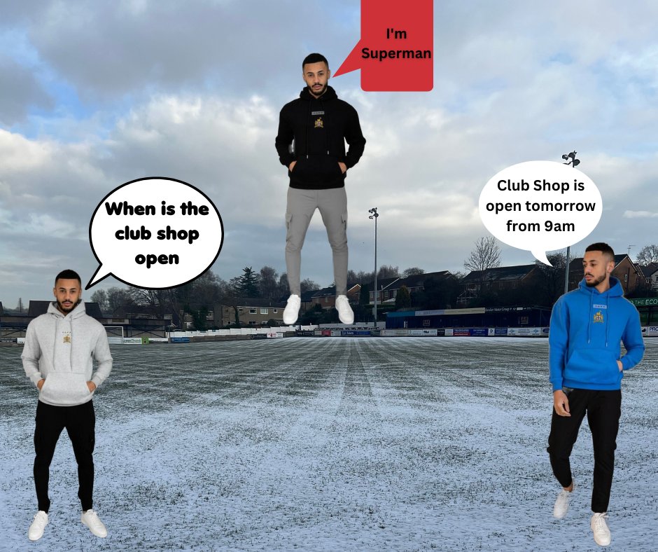 Need to buy a gift for a CFC fan, well the club shop is open this saturday, we have shipped in some of Santa's elves as helpers so it will be open from 9am. Big shout out to the following elves, Jacko and Sue for all their help.