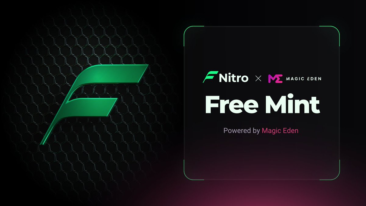 Termina (@terminaxyz) on Twitter photo 🏁 Announcing our FREE mint 🏁
We have tremendous conviction in SVM and the robust NFT ecosystem that #Solana has fostered.
To commend SVM NFTs we are dropping a collection on the <a href="/MagicEden/">Magic Eden 🪄</a> Launchpad 🔥
🟢 Early January
🟢 FREE MINT
🟢 10k Supply
Who wants WL? 👀 ↓ 🏁 Announcing our FREE mint 🏁
We have tremendous conviction in SVM and the robust NFT ecosystem that #Solana has fostered.
To commend SVM NFTs we are dropping a collection on the <a href="/MagicEden/">Magic Eden 🪄</a> Launchpad 🔥
🟢 Early January
🟢 FREE MINT
🟢 10k Supply
Who wants WL? 👀 ↓