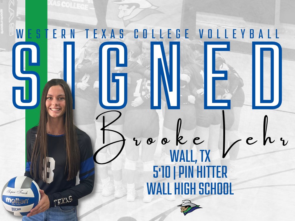 Please help us in welcoming, Brooke Lehr, to the Westerner family 🏐🤠💚 We can't wait to have you apart of our program this Fall!!