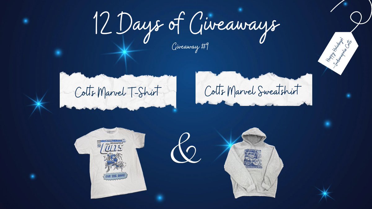 ColtsLife's tweet photo. Day 9 Giveaway! Who wants it👀 RETWEET and FOLLOW this account for a chance to win🏆 https://t.co/POz6gcrid4