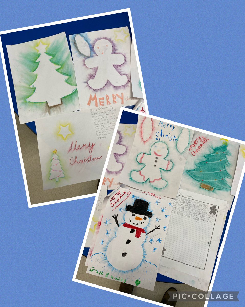 Today, during reading buddies,the Gr. 1’s and 8’s made pictures and wrote letters to friends at a local Retirement Home. Well done group! <a href="/cookstowncps/">Cookstown Central Public School</a>