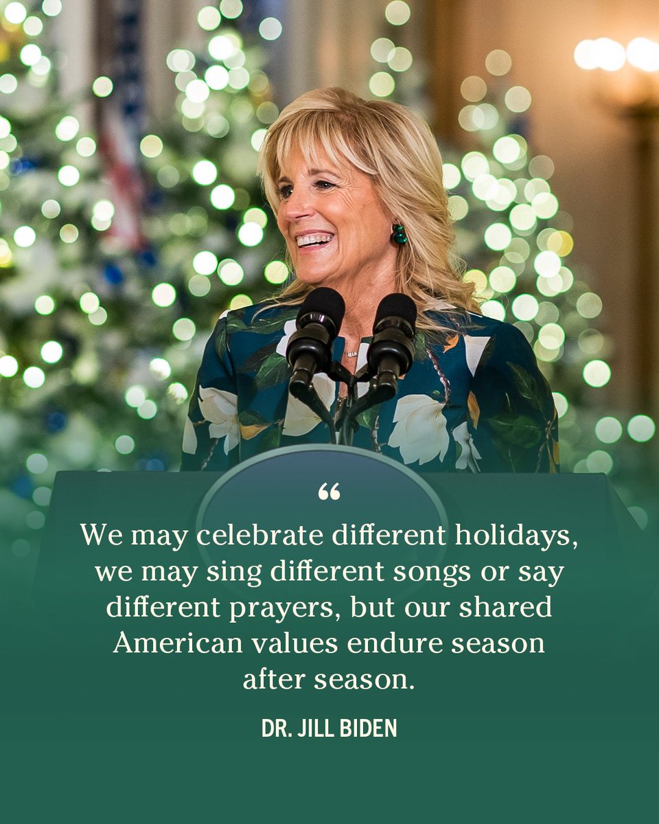 TheDemocrats's tweet photo. Well said, Dr. Biden! ✨ https://t.co/N6PVxRXsvv