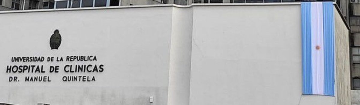 El Hospital que me salvó la vida hace siete años, en Montevideo, luce en su fachada una bandera argentina hasta el domingo. "Nuestro corazón está unido al tuyo", dice la gacetiila.

La noticia: montevideo.com.uy/Noticias/Hospi…

¡Gracias! ❤️‍🩹