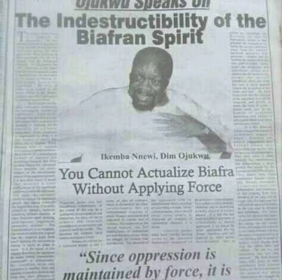 nwa_nne's tweet photo. #Ojukwu
#NnamdiKanu
#SimonEpka
These are real men. Abuse them and get your sk*ll opened. https://t.co/nbi7bClEmM