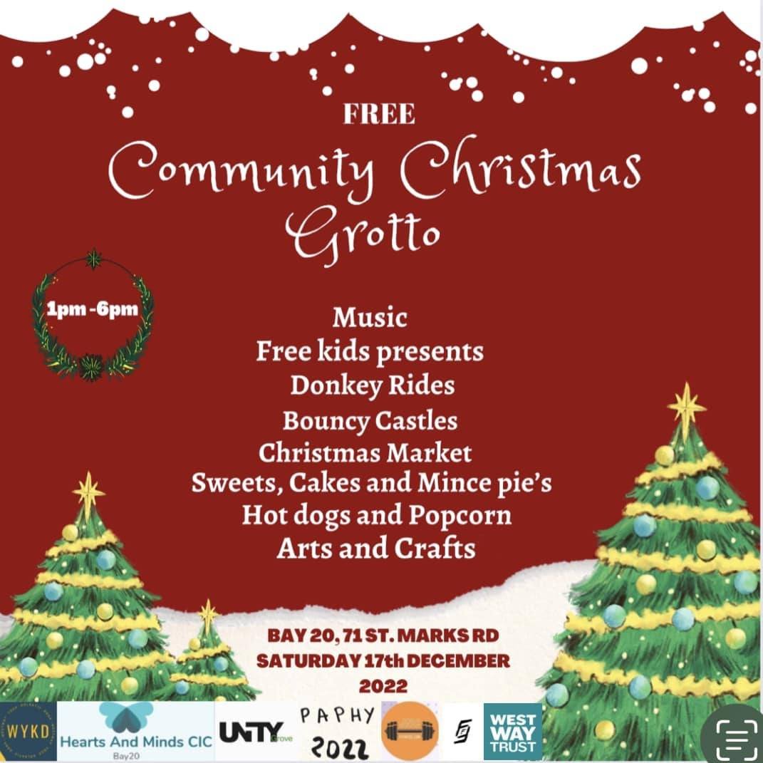 ReemKelani's tweet photo. Join us tomorrow @ the FREE Community Christmas Grotto at #Bay20 community space, W10.
Activities for kids, arts & crafts, music & #Christmas market.
You'll be able to taste some my #Palestinian mince pies & date cakes!
Time: 1-6pm
Address: 71 St Marks Road, London, W10 6JG https://t.co/TJm922t2i7