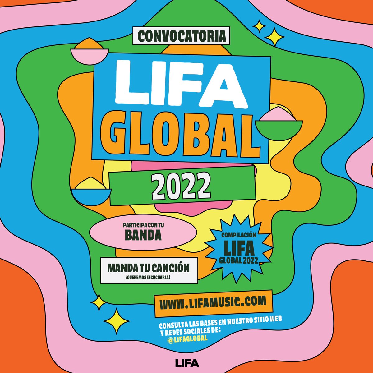 LifaGlobal's tweet photo. Be part of our #LIFAGLOBAL2022 music compilation! Contest available until January 31th 2023 at @Sonicbids! Participa en la convocatoria de nuestra compilación @LifaGlobal 2022. Manda tu material antes del 31 de enero 2023. +Info 👉🏻 https://t.co/DRHIWLkqa9 https://t.co/1vUWLADGhe
