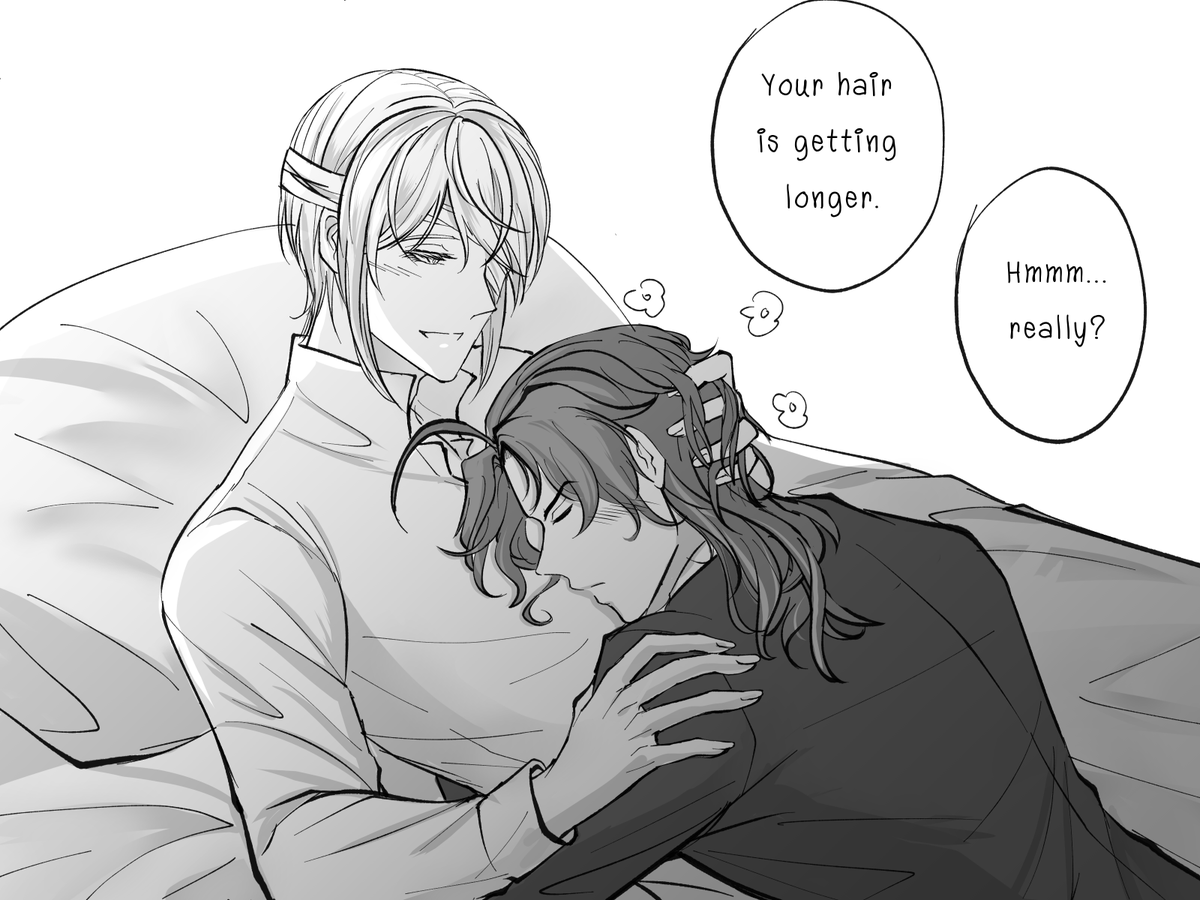WTiwtad's tweet photo. When Sherlock's hair started to grow longer and William noticed 
😭😭👌👌👌❤️💗💓💞💕 https://t.co/CE5U9vt6RI