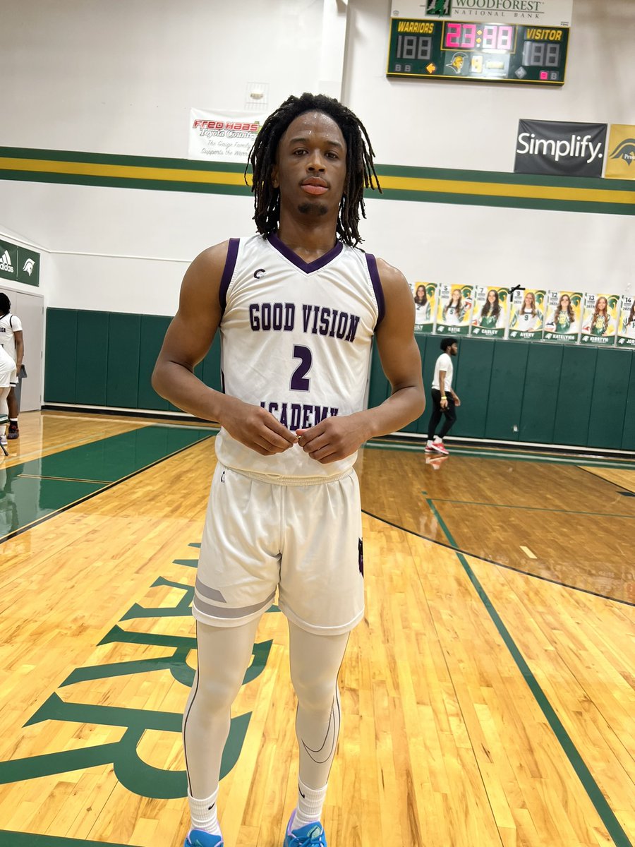 ExposureOtr's tweet photo. Final.

@GVA_Prep 84
JL Swish 57

‘23 Tahaad Davis (Good Vision Academy) led all scorers with 21 points 

‘24 6’10 Pape Falls 12 points &amp; 12 boards 

‘24 Peyton Jones 14 points, 7 assists, 6 boards https://t.co/Oecy4hNCN7
