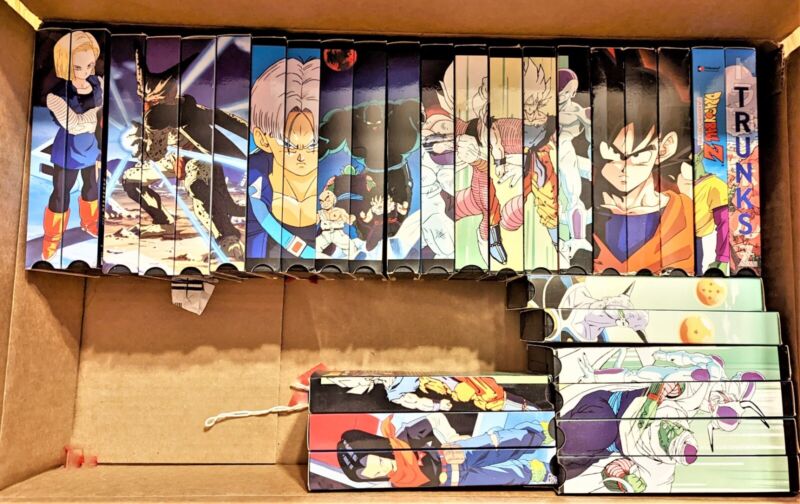 I Want My VHS on Twitter "Lot Of 30 Dragonball Z Vhs Tapestested