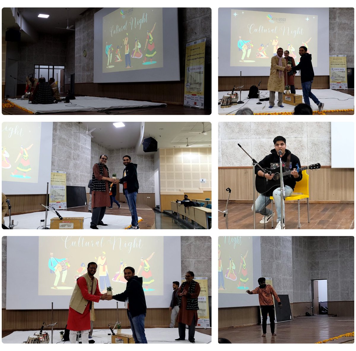 ICON 2022 (@icon_2022_iiitd) on Twitter photo 🔥Glimpses from "Cultural Night" 🎊 <a href="/ICON_2022_IIITD/">ICON 2022</a>.
Myriad of cultural ethos comprising dance, singing and musical performances by participants and students.
<a href="/IIITDelhi/">IIIT Delhi</a> <a href="/cseiiitd/">Dept of Computer Science & Engineering, IIIT Delhi</a> <a href="/lcs2lab/">LCS2 Lab</a>
#icon2022 #nlproc #research #nlpai #ai #india #nlp #event #culturalnight #music #fun
⬇️ 🔥Glimpses from "Cultural Night" 🎊 <a href="/ICON_2022_IIITD/">ICON 2022</a>.
Myriad of cultural ethos comprising dance, singing and musical performances by participants and students.
<a href="/IIITDelhi/">IIIT Delhi</a> <a href="/cseiiitd/">Dept of Computer Science & Engineering, IIIT Delhi</a> <a href="/lcs2lab/">LCS2 Lab</a>
#icon2022 #nlproc #research #nlpai #ai #india #nlp #event #culturalnight #music #fun
⬇️