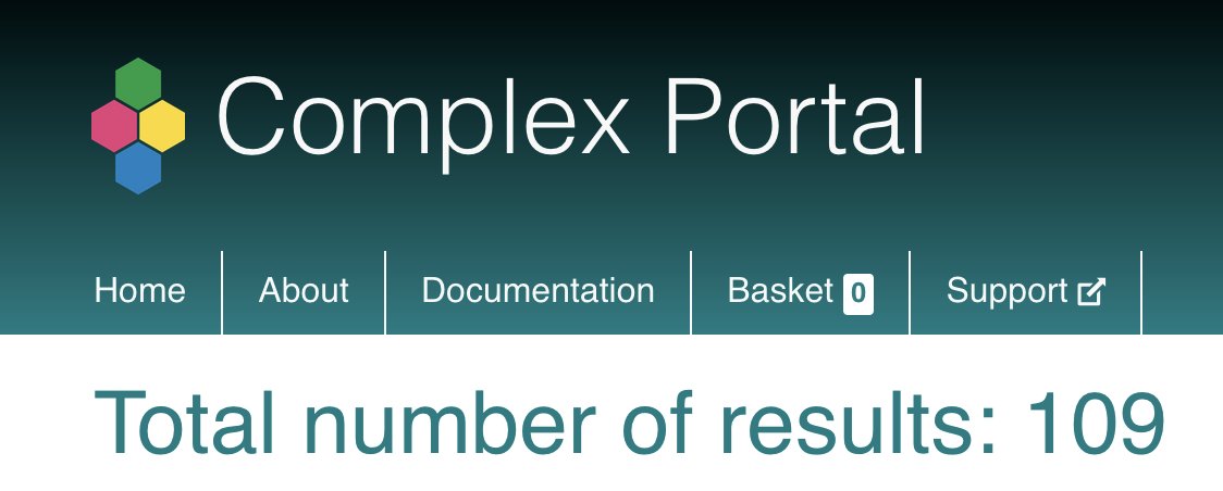 FlyBaseDotOrg's tweet photo. FlyBase gene group macromolecular complexes are being added to the Complex Portal (EMBL-EBI) https://t.co/0tQ1s1BnVh.
Links to Complex Portal pages on #GeneGroups reports are found in the External Data section. https://t.co/ZiOkml4LMS
