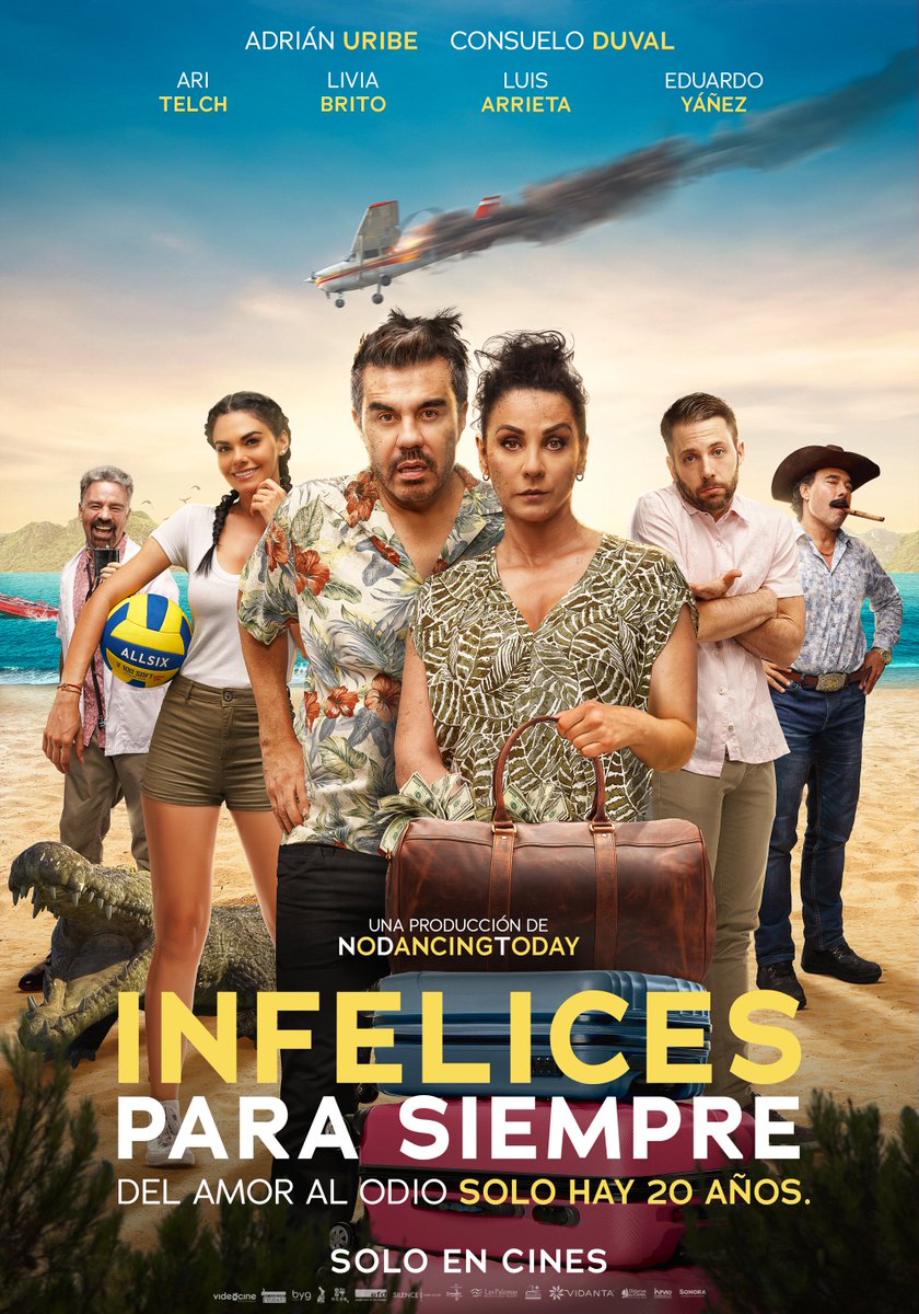 Videocine's tweet photo. Que levanten la mano los que después de 20 años siguen enamorados, los reto. 😎

#InfelicesParaSiempre, próximamente solo en cines. https://t.co/rFzYXyIL9a