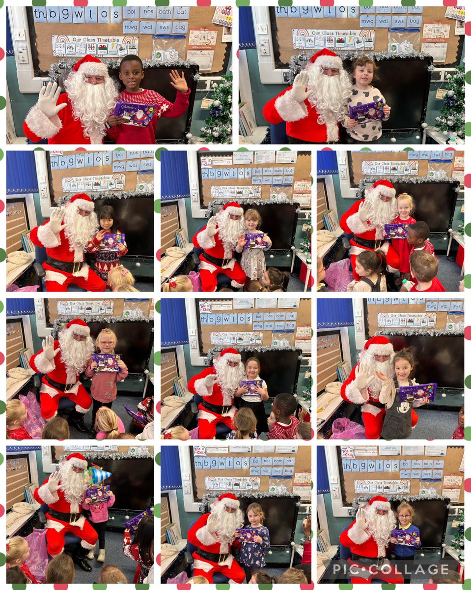 portmeadp's tweet photo. Year 1 loved their special visitor today! Diolch Santa for our lovely gift #pmdpy1 #pmdpthanks 🎅🏼🎄🎁❤️ https://t.co/RIO9mRVsQx
