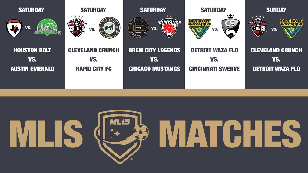 Catch LIVE <a href="/MLISpro/">MLIS</a> action this Saturday!
<a href="/TikiLIVE/">TikiLIVE</a> 

MLIS Channel:
Houston vs Austin- SAT 4pm CST
tikilive.com/channel/mlis

ASAP Network:
Cleveland vs Grand Rapids - SAT 630pm EST
tikilive.com/channel/asap-n…

FOXD Network
Milwaukee vs Chicago  - SAT 705pm CST
tikilive.com/channel/foxd-n…
