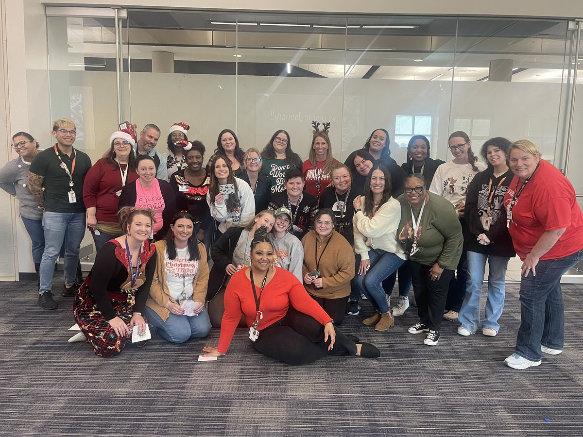 Happy Holidays from the fabulous <a href="/KleinCain/">Klein Cain HS</a> ELA Department! 💜🎄