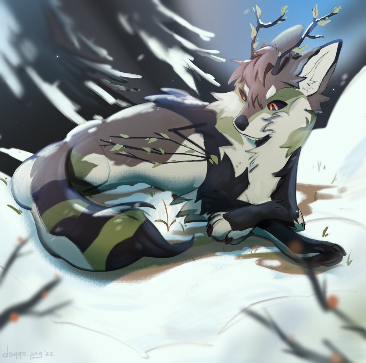 1 week rаffle!
the usual:
- follow, rt
- reply with anything (no nsfw refs)

ends on 24th, prize is 1 winter themed fullbody of ur chara!