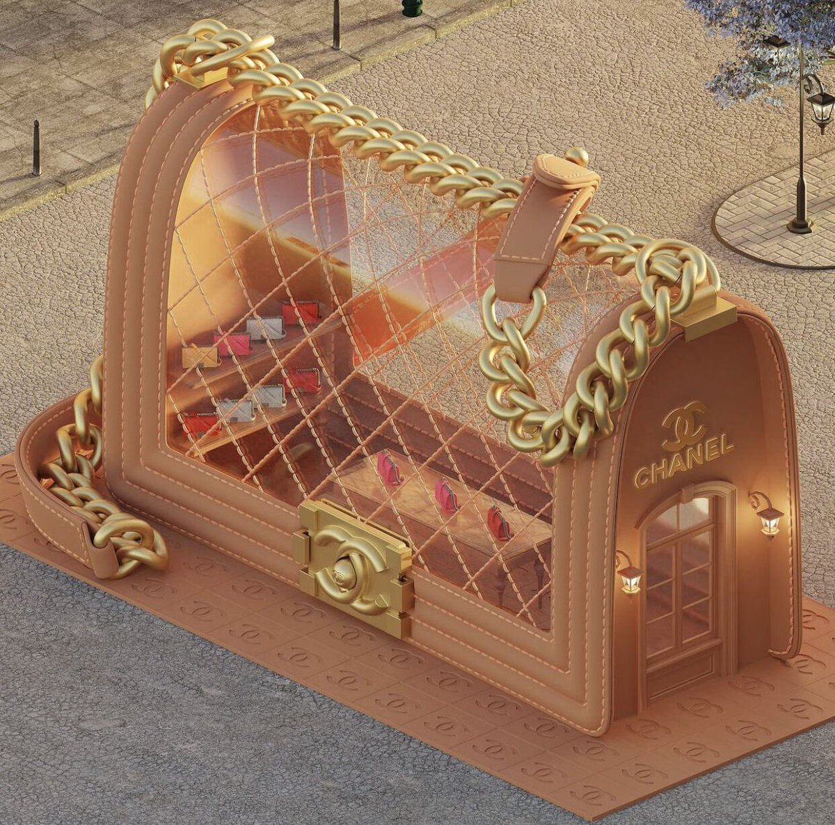 eslammo7med's tweet image. What if stores reflected their brands? 
Which one is your favourite? 

#3dart #render #branding #design #creative