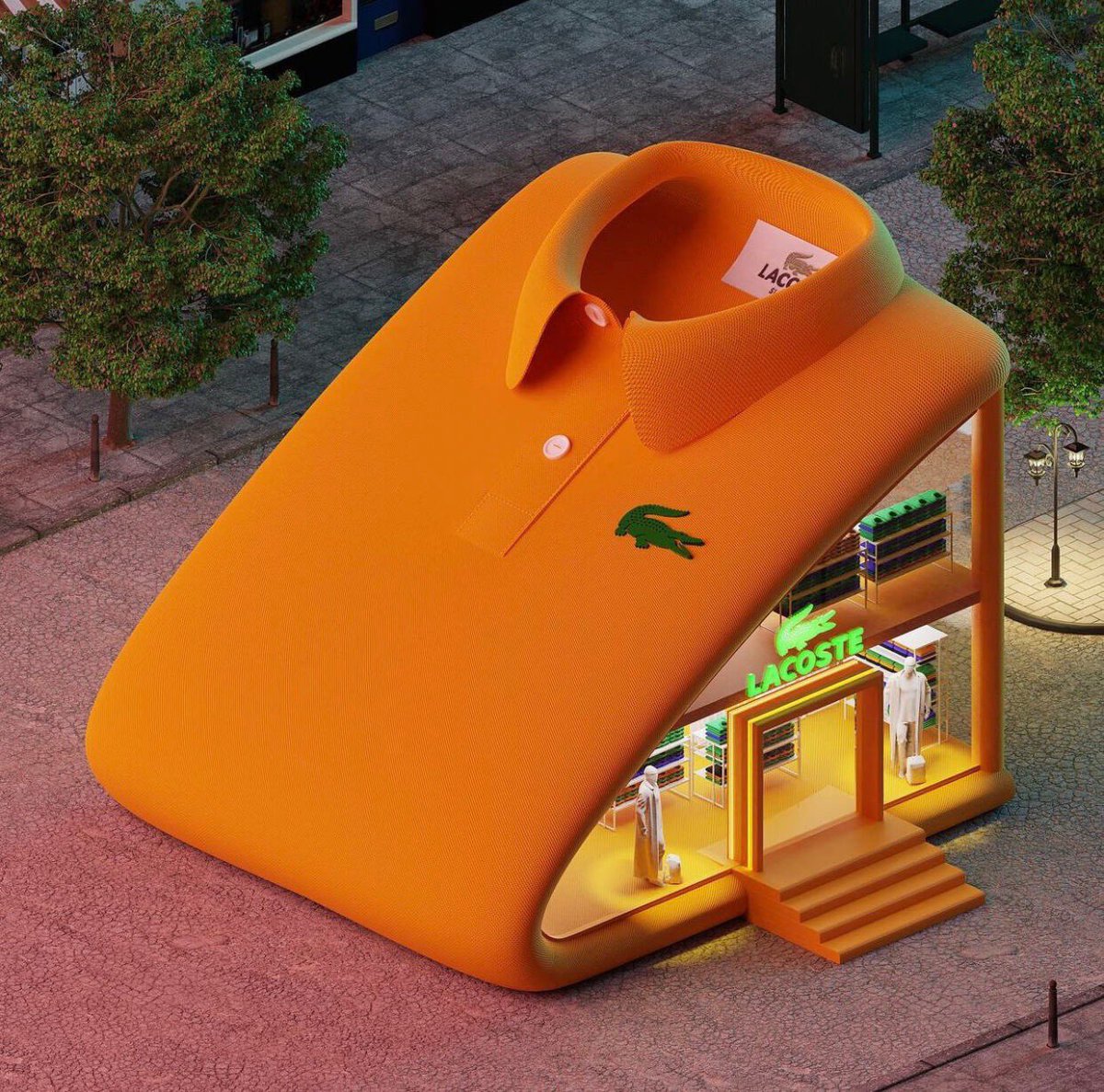 eslammo7med's tweet image. What if stores reflected their brands? 
Which one is your favourite? 

#3dart #render #branding #design #creative