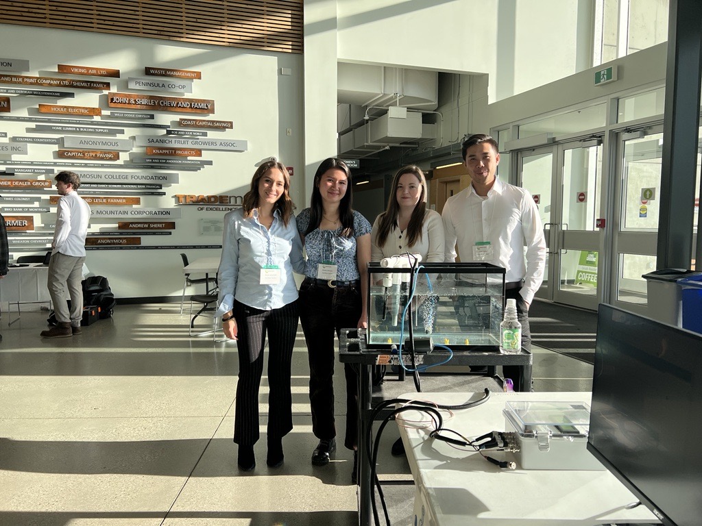 Camosun's tweet image. Students from #Camosun&apos;s Electronics &amp;amp; Computer Engineering and Electrical Engineering Technology programs recently showcased their capstone projects. These projects are not only impressive but also demonstrate the students&apos; ability to think outside the box.

#YYJTech