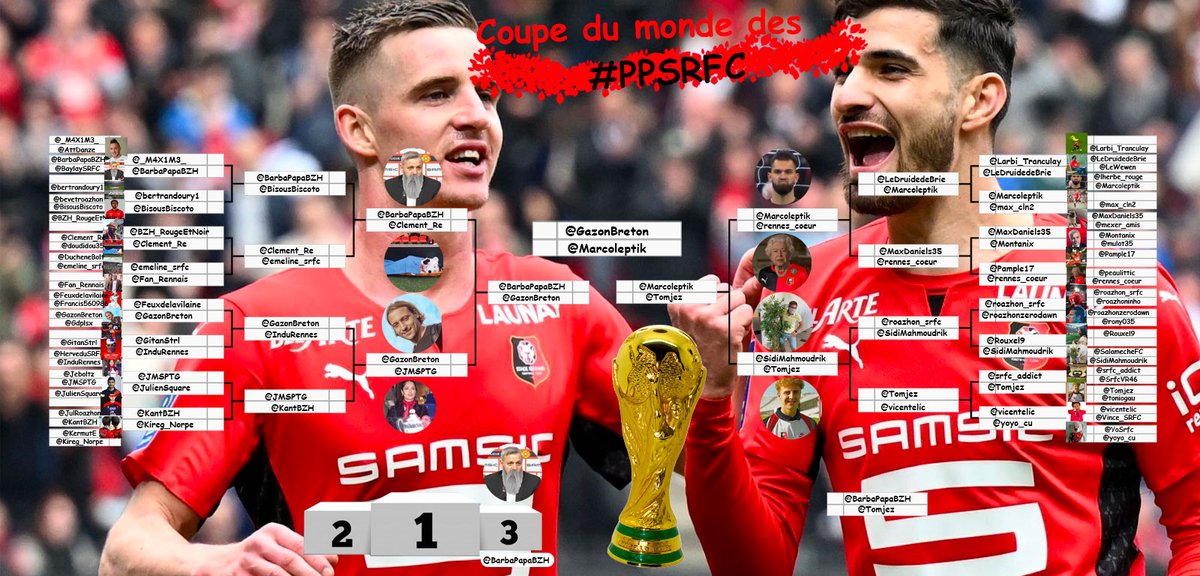 AttDanze's tweet photo. C'est demain. Un match pour l'éternité. @BarbaPapaBZH attend @Marcoleptik et @GazonBreton sur le podium. Dans quel ordre ? Épilogue dans quelques heures... #PPSRFC https://t.co/IdfwHcs8mp
